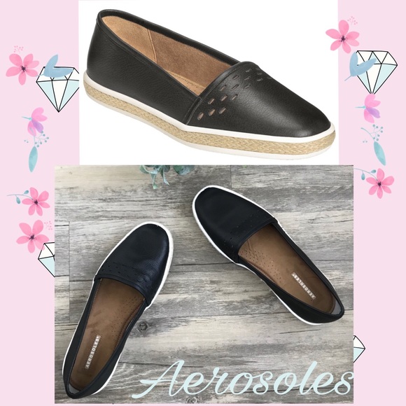 AEROSOLES Shoes - Aerosoles Leather Espadrilles Flats